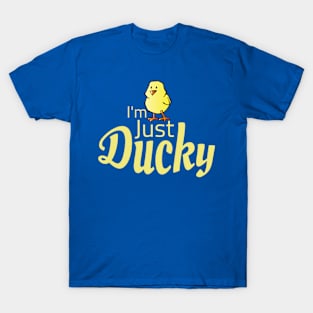 Im Just Ducky Cute Yellow Duck T-Shirt